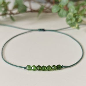 Diopsid Armband 💎 Tiny Gems