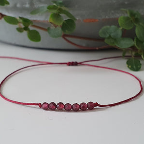 Granat Armband 💎 Tiny Gems